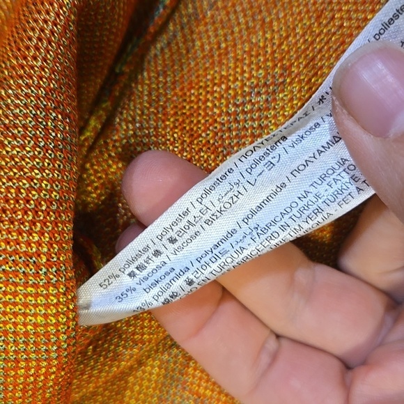 Zara Women Retro Style Y2K Vibrant Multicolor Geometric Pattern Dress Sz S - Picture 6 of 7